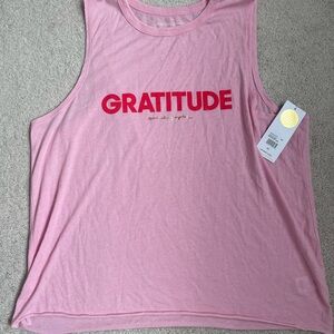 Spiritual Gangster Gratitude Tank Top. XL. NWT.